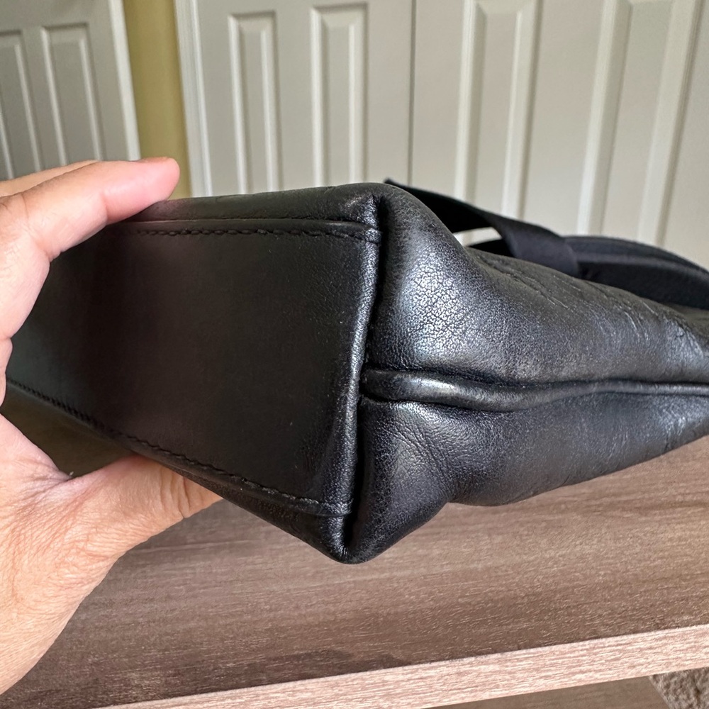 MCM Black Leather Crossbody Bag, Very Good Condition - Picture 9 of 12